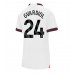 Manchester City Josko Gvardiol #24 Voetbalkleding Uitshirt Dames 2023-24 Korte Mouwen